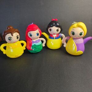 Disney Princess Children's Teapot Tea Set Play Toy Rapunzel Ariel Belle Q-Tea